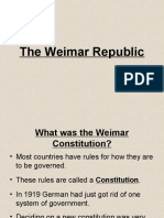 The Weimar Constitution.