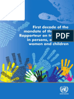 ONU. First Decade of The Mandate of The Special Rapporteur On Trafficking in Persons, Especially Women and Children