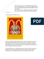 Tugas Review The Founder McDonald's (Indar Rahmadi 174010010)