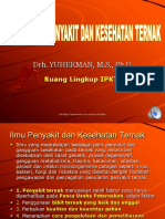 PT-155 Ilmu Penyakit Dan Kesehatan Ternak - Kuliah 1 - Ruang Lingkup