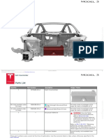 Dash Crossmember: Tesla Body Repair Manual For Feedback On The Accuracy of This Document, Email - Updated: 08FEB19 1