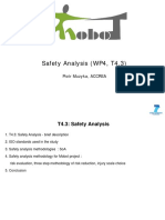 Safety Analysis (WP4, T4.3) : Piotr Muzyka, ACCREA