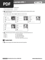 Prepare Second Edition Level 1: Me and You 01