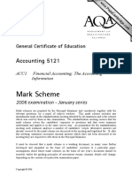 Mark Scheme: Accounting 5121