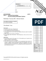 Accounting Acc1 Unit 1: Financial Accounting: The Accounting Information System