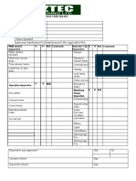 KEL Crane Checklist