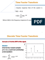 DTFT, Frequency Respose, Filter Shape