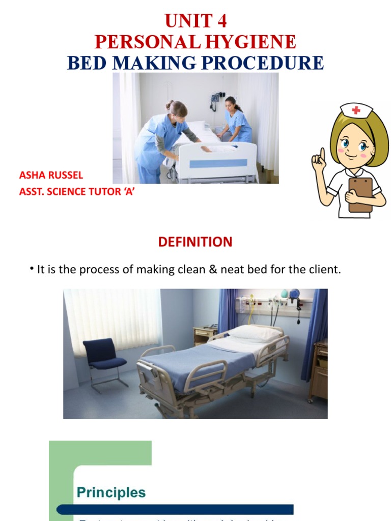 UNIT 4 Personal Hygiene PDF Bed Hygiene