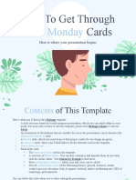 How To Get Through Blue Monday Cards by Slidesgo