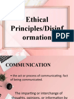 Ethical Communication Principles
