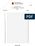 Prestorming 2021 Test 2 - Modern India I - Explanation Index Question No Page No