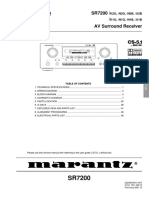 Marantz SR 7200 Service Manual