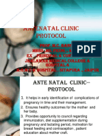 Antenatal Clinic Protocol