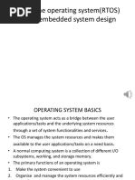 Real-Time Operating System (RTOS) Based Embedded System Design