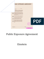 Public Exposure Agreement