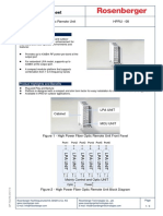 Data Sheet: High Power Fiber Optic Remote Unit HPRU - 08