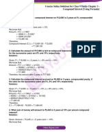 Concise Selina Solutions For Class 9 Maths Chapter 3 Compound Interest Using Formula