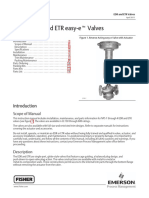 Fisher R EDR and ETR Easy Et Valves: Scope of Manual