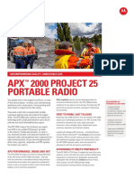 APX 2000 PROJECT 25 Portable Radio: Uncompromising Quality. Unbeatable Size