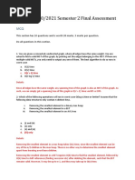 CS2040 2020 2021 Sem2 Final Assessment With Ans and GradingScheme