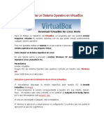 Como Instalar Un Sistema Operativo en Virtual Box