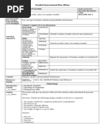 Detailed Instructional Plan (Iplan) : Grade Level:11/12 Learning Competency/Ies