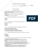 2ND Assessment Araling Panlipunan 6