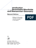 Boothby - An Introduction To Differential Geometry