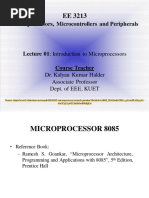 Microprocessor Architecture 8085, 8086 & Other