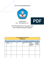 Form BUKU CATATAN PERUNDUNGAN SISWA