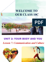 Unit 02 Your Body and You Lesson 7 Communication and Cuture