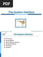 File-System Interface: Silberschatz, Galvin and Gagne ©2013 Operating System Concepts - 9 Edition