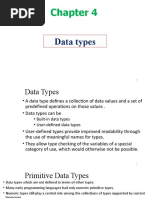 Chapter 4 - Data Types