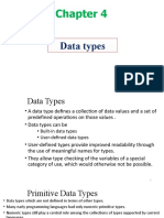 Chapter 4 - Data Types