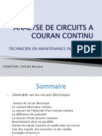 Analyse de Circuits A Couran Continu