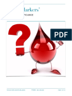 DOCTORS CENTER WELLNESS Blood Markers27 Clinical Significance