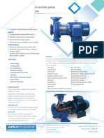 Apex TC: Horizontal End-Suction Pump To DIN 24255 Dimensions