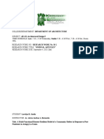 Title: A Multi-Functional Disaster Resilient Model of A Community Shelter in Response To Post-Pandemic in Aringay La Union