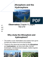 Chapter 6 - The Lithosphere and Hydrosphere