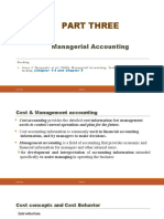 Part III-Managerial Accounting