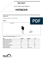 Silicon NPN Triple Diffused: Application