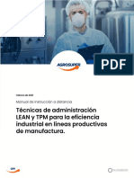 Introducción al modelo Lean y TPM de eficiencia industrial