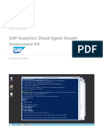 SAP Analytics Cloud Agent Simple Deployment Kit - SAP HANA Journey