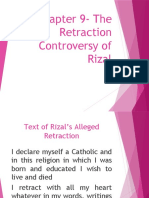 Retraction of Rizal