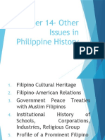 Chapter 14-Other Issues in Philippine History