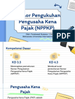 Administrasi Pajak KD 3.3 - NPPKP
