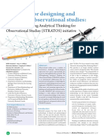 Guidance For Designing and Analysing Observational Studies