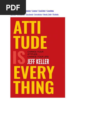 Attitude is Everything by Jeff Keller