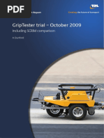 Grip Tester Trials - TRL Report 2009 PPR 497