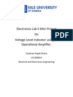 Electronics Lab II Mini Project